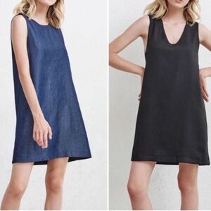 VETTA Women's Mini Dresses - Blue and Black